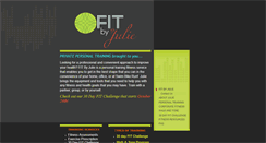 Desktop Screenshot of fitbyjulie.org